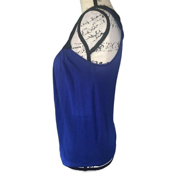 The Limited royal blue black tank top small - Picture 4 of 7